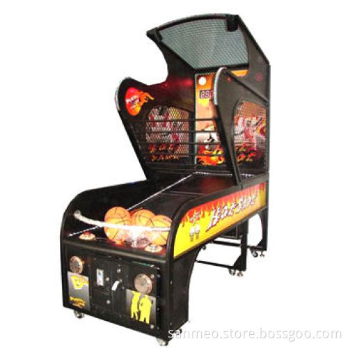 Sport Coin Basketball Game Machine for Indoor Entertainment